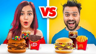 Real vs Chocolate FOOD Challenge 😋 OMG [upl. by Yaya]