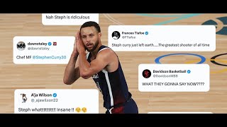 Stephen Curry SHOCKS France with night night celebration in Paris Olympics [upl. by Ratcliff444]