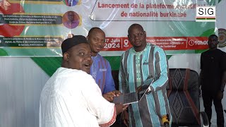 Lancement de la plateforme eCertificat de nationalité burkinabè [upl. by Isoais963]