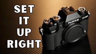 The Ultimate Fujifilm XT50 Setup Guide Set it up right XT50 [upl. by Dacie]