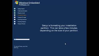 Microsoft Windows Embedded POSReady 2009 Realtime Installation [upl. by Marcus253]