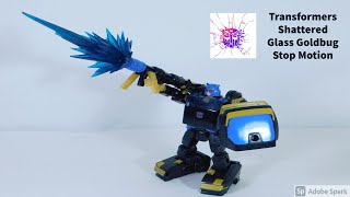 Transformers Shattered Glass Goldbug Stop Motion [upl. by Nivrem]