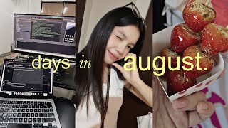 UNI VLOG👩🏻‍💻 back to school productive rainy days computer science [upl. by Ahsrats]