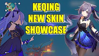 KEQING NEW SKIN SHOWCASE  Opulent Splendor Costume  WORTH IT  Genshin Impact [upl. by Meingolda]