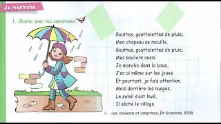 أنشودة Gouttes  gouttelettes de pluie☔☔ مكررة للحفظ السنة الخامسة إبتدائيأناشيدمدرسية [upl. by Bergin596]