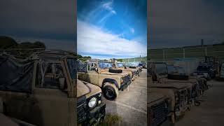 Land Rover Defender110 Army Junk Yard 2022 shorts [upl. by Inalaek915]