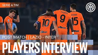 LAUTARO AND THURAM  LAZIO 02 INTER PLAYERS INTERVIEW 🎙️⚫🔵 [upl. by Leirvag]