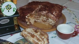 Tiramisù végétalien  Sans mascarpone et sans œufs [upl. by Ecinerev]