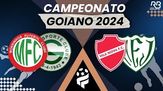 AO VIVO  Morrinhos x Goiás  Vila Nova x Jataiense  Campeonato  Goiano 2024 [upl. by Rutan]