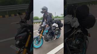 Yamaha mt15 long ride with full of luggage  the delhi Ride  yamaha mt15 [upl. by Zashin]