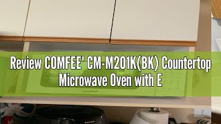 Review COMFEE CMM201KBK Countertop Microwave Oven with Express Cook 6 Preset Menus and Kitchen [upl. by Eidnarb]