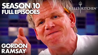 The Most INTENSE Dinner Service  Hells Kitchen  Season 10  Episodes 13 14 15  Gordon Ramsay [upl. by Tracey]