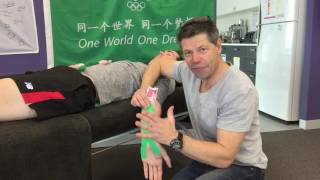 Taping for Trigger Points  Carpal Tunnel Syndrome [upl. by Niuqauj]