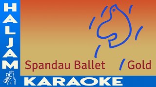 Spandau Ballet  Gold karaoke [upl. by Spevek354]