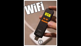 MOES WiFi USB Smart IR RF Wireless Universal Remote Controller with 210°Rotate USB Design [upl. by Fidole352]