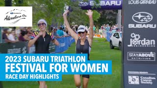 2023 Subaru Triathlon Festival for Women  Race Day Highlights [upl. by Ber122]