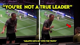 They filmed Mbappe getting SCREAMED at for his Bad Performance [upl. by Abekam]