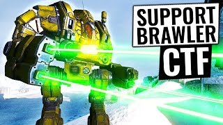 SUPPORTIVE ECM AMS BRAWLER  Cataphract Build  Mechwarrior Online 2018 MWO  TTB [upl. by Greggory]