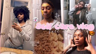 SELF CARE VLOG 🪷  facemask meditation cleaning maintenance  more [upl. by Eneleahcim]