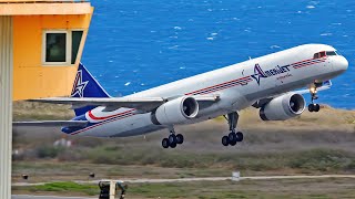 4K  Curacao Hato Airport  80 minutes of PlaneSpotting with Aircraft Identification [upl. by Nowaj716]