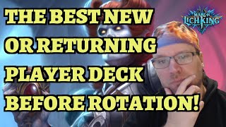 Which FREE New or Returning Player Deck is the Best Right Before 2023 Standard Rotation Hearthstone [upl. by Annaid]