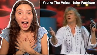 Singers FIRST TIME REACTION to John Farnham  Youre the Voice Live w Melbourne Symphony Orchestra [upl. by Adaline278]