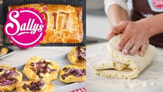 Einfacher Plunderteig für Croissants Fingerfood Cronuts amp Co  Sallys Welt [upl. by Misti990]