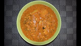 Traditional Mangalorean Sprouted Moong and Potato Curry  Padengi and Batato Ghassi  Vegetarian [upl. by Renba807]