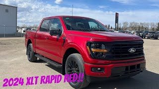 RAPID RED Metalic  2024 F150 XLT SPORT [upl. by Lauritz543]