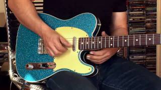 2010 Fender Custom Shop 62er Telecaster Blue Sparkle Part2 [upl. by Allegna]