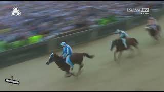 PALIO DI SIENA 4 LUGLIO 2024 VINCE LA CONTRADA CAPITANA DELLONDA LA CARRIERA DI PROVENZANO [upl. by Sesilu576]