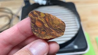 Slabs to Cabs  Superb Sedimentary Cabochon [upl. by Baseler]