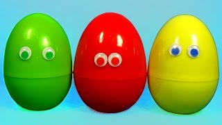 3 surprise eggs with FUNNY TOYS for BABY MymillionTV [upl. by Oirobil82]