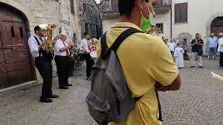 Marcia Fedra banda Aldo Pio Manuzio verso 3°rit a finire festa di San Rocco Bassiano 3072022 [upl. by Sivatco]