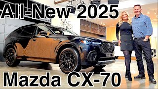 AllNew 2025 Mazda CX 70 first look  The large 5passenger midsize [upl. by Thury]