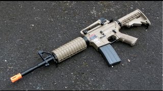 GampG Gas Blowback Combat Machine M4 Review [upl. by Ynots]