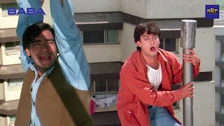 तुझे बोला था बस ट्रैन और लड़की के पीछे नहीं जाना अब लटक गया न  Ajay Devgan Aamir Khan Comedy Scene [upl. by Eiclud]