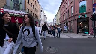 OSLO NORWAY Summer Day In Oslo City Walking Tour 4K60ftp from City center to Opera House [upl. by Janiuszck]