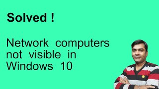 Solved  windows 10 network pcs not showing up  network does not show computers [upl. by Michey841]