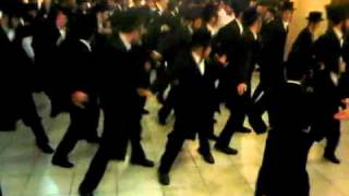 Chasidim dancing at a wedding in Israel [upl. by Ykcin]