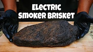 Texas Style Brisket In An Electric Smoker  Smokin Joes Pit BBQ [upl. by Ayerdna539]