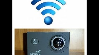 Conectar Wifi SJCAM SJ4000 wifi cámara espía y remota gopro hero Xiaomi yi Sony campolaroid cube [upl. by Polad]