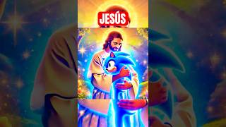 Sonic Va Al Cielo Con Jesus 🩵 sonic comedia [upl. by Nyral]