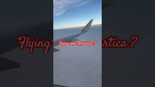 Why flying over Antarctica ice snow winter ocean nature flight airplane [upl. by Archy936]