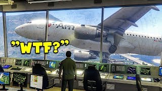 FIRST DAY as Air Traffic Controller in GTA 5 FiveM Flight Simulator [upl. by Noimad]