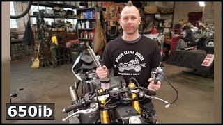 Ohlins Steering Damper Installation  Bonus Material HP4 Race Weigh In [upl. by Etselec]