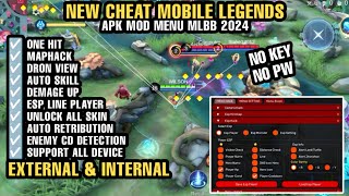 CHEAT ML TERBARU 2024 MOD MENU UNLOCK ALL SKIN MOBILE LEGENDS FULL FEATURE GRATIS NO PASSWORD [upl. by Lotus]