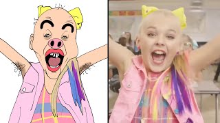 Jojo Siwa Boomerang Drawing Meme [upl. by Emmey]