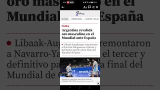 ARGENTINA REVALIDA ORO MASCULINO ANTE ESPAÑA [upl. by Hales471]