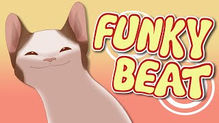 Funky Beat  meme ft pop cat [upl. by Anialam327]